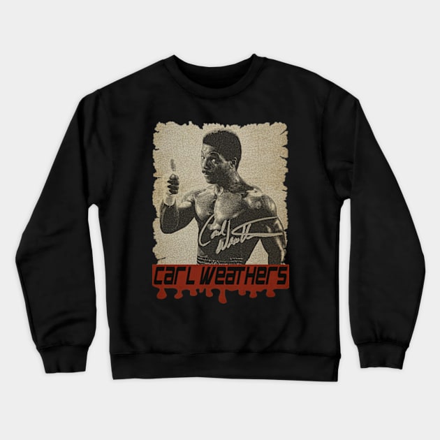 Carl-Weathers Vintage Crewneck Sweatshirt by Teling Balak